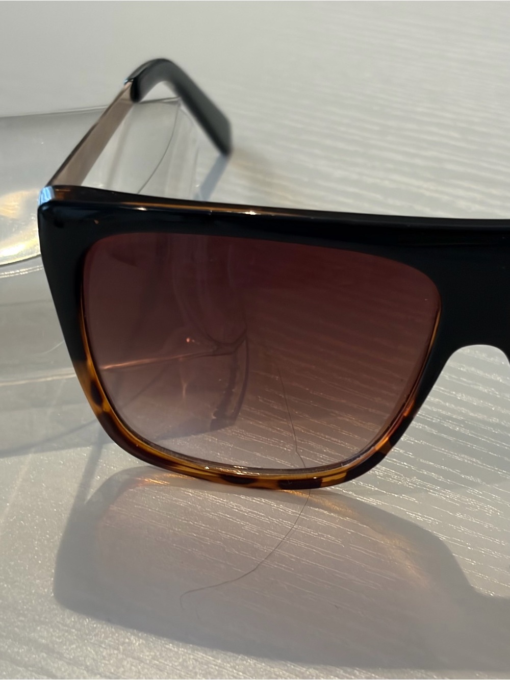 QUAY- FreeRun Oversized Square Sunglasses in Tortoise with Brown Gradient Lenses